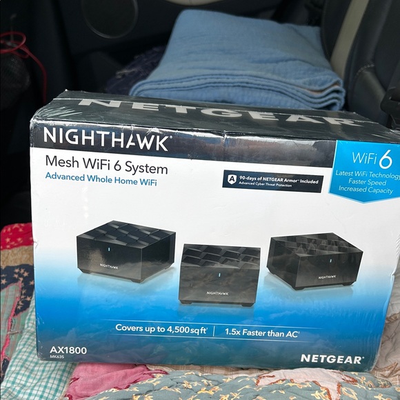NETGEAR Nighthawk AX1800 Mesh WiFi 6 System in Black - Picture 1 of 1